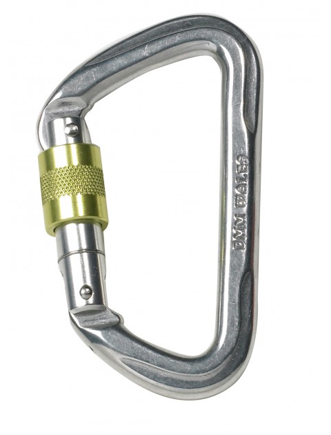 P+P 90203 Aluminium 11mm Screwgate Karabiner Personal Protective Equipment 